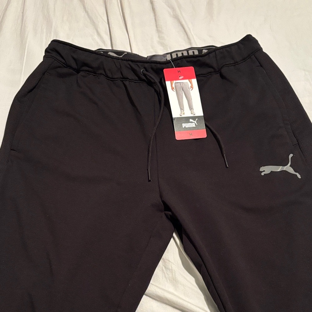 Puma Men's Black Joggers